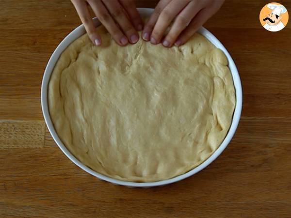 Tarte de açúcar - Preparação Passo 5