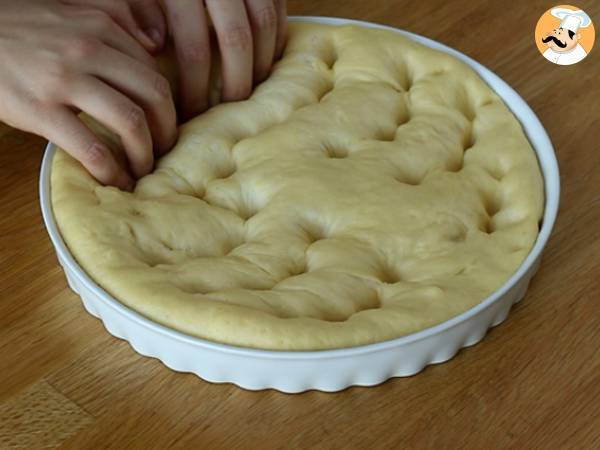 Tarte de açúcar - Preparação Passo 6