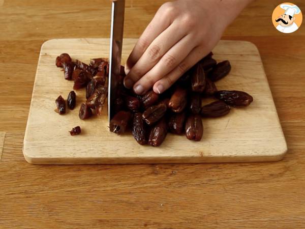 Brawnie, um brownie cru de tâmaras (sem cozimento) - Preparação Passo 2