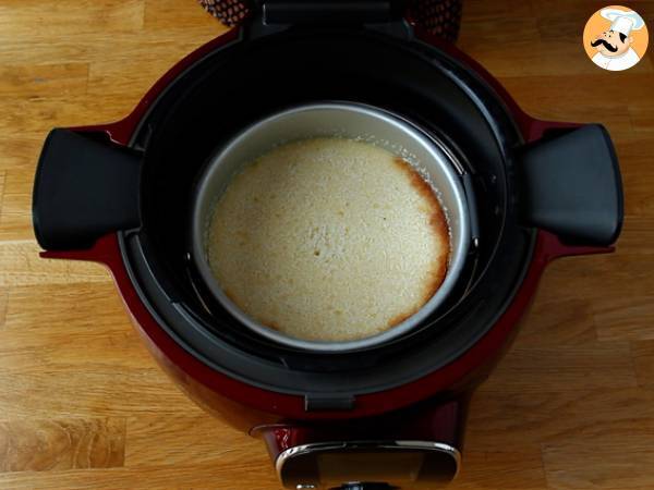 Pudim na panela de pressão (sabor coco) - Preparação Passo 7