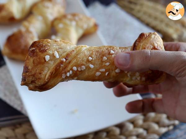 Torcidos folhados e recheados com creme pasteleiro - Preparação Passo 9