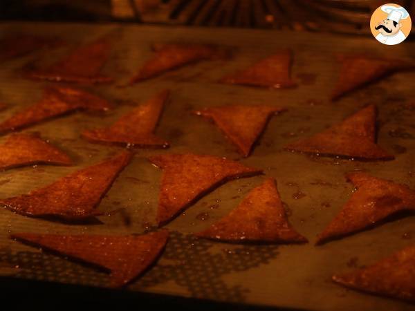 Chapéu de bruxa - tortilla chips - Preparação Passo 3