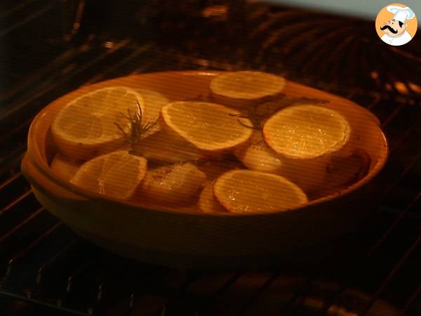 Bacalhau fresco com batata no forno - Preparação Passo 5