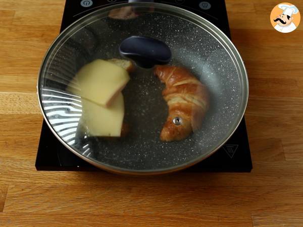 Sanduíche para a hora do brunch! - Preparação Passo 4