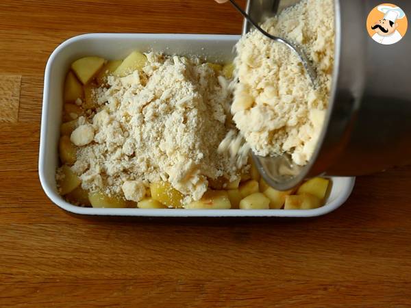 Crumble de maçã super fácil - Preparação Passo 3