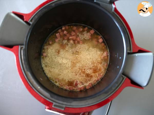 Arroz cantonês na panela de pressão - Preparação Passo 4