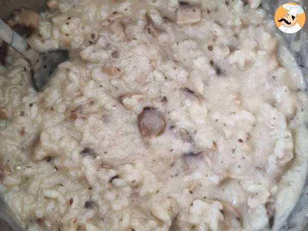 Risotto de cogumelos super rápido na Bimby(Thermomix) - Preparação Passo 4