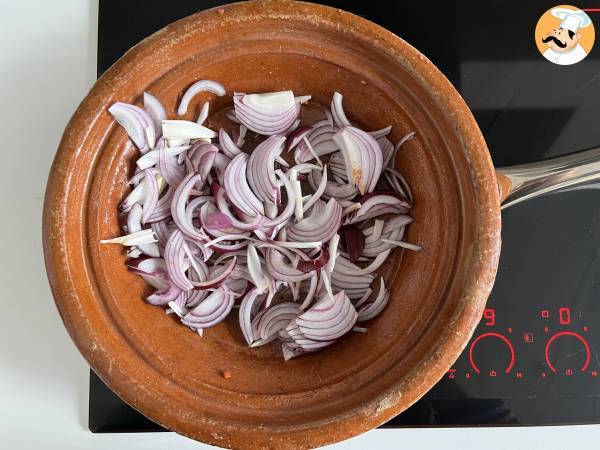 Tajine de carne e legumes - Preparação Passo 2