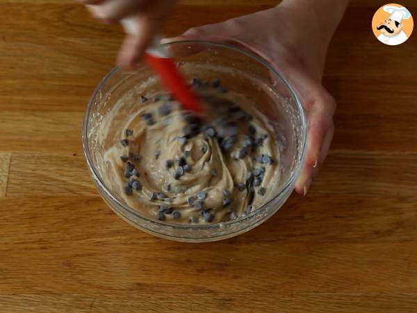 Sorvete de banana vegano sabor cookies - Preparação Passo 2