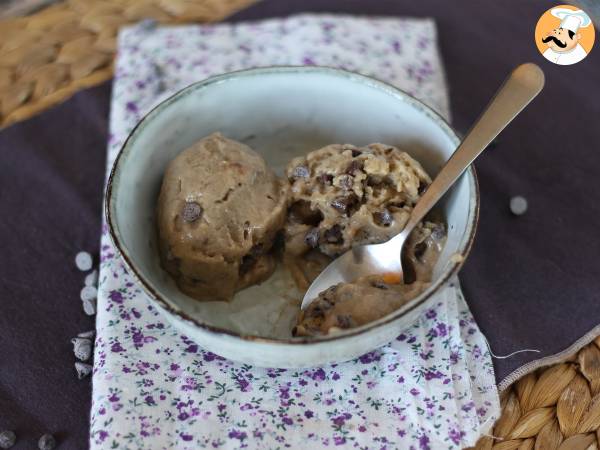 Sorvete de banana vegano sabor cookies - Preparação Passo 3