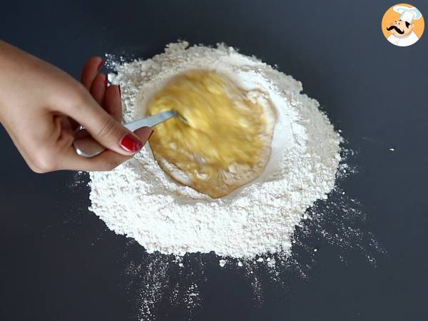 Caramelle, o ravioli italiano em forma de bombom, recheado com abóbora e ricota! - Preparação Passo 2