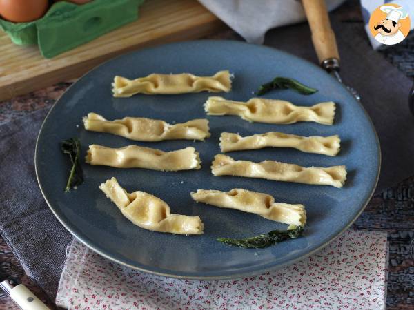 Caramelle, o ravioli italiano em forma de bombom, recheado com abóbora e ricota! - Preparação Passo 13