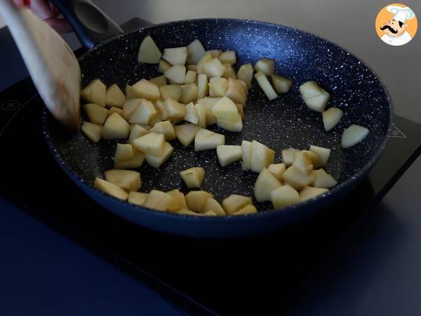 Folhado de maçã com creme de avelã - Preparação Passo 3