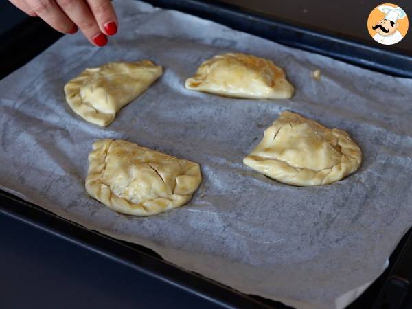 Folhado de maçã com creme de avelã - Preparação Passo 7