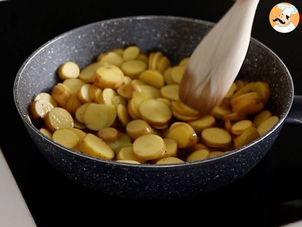 Ovos rotos (huevos rotos) sem fritura e mais saudável - Preparação Passo 1