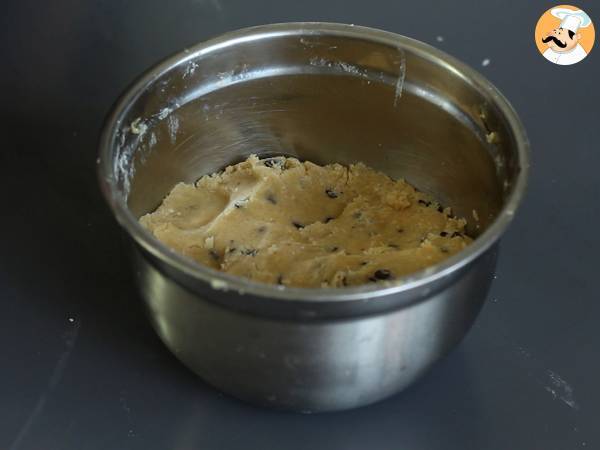 Vasinhos de cookies recheados de chocolate, ideal para Páscoa! - Preparação Passo 2