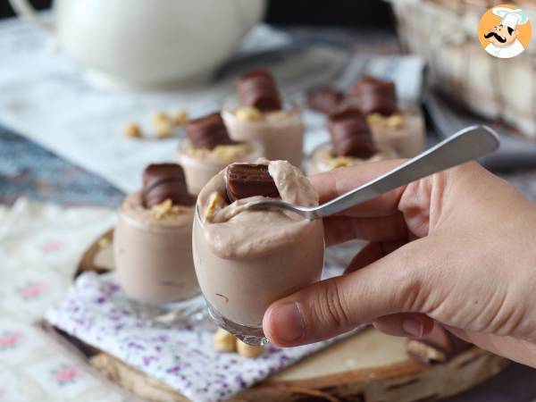 Copinhos de mousse Nutella com Kinder Bueno, altamente irresistível - Preparação Passo 8