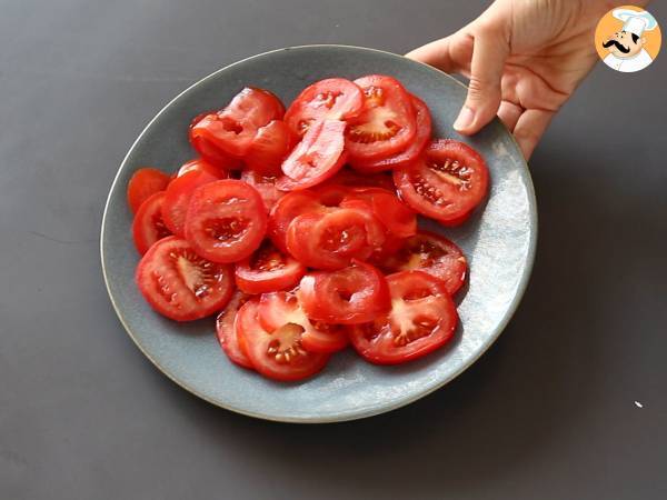 Quiche de tomate e queijo curado, altamente delicioso e perfumado! - Preparação Passo 1