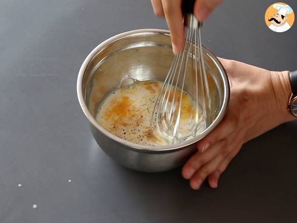 Quiche de tomate e queijo curado, altamente delicioso e perfumado! - Preparação Passo 2