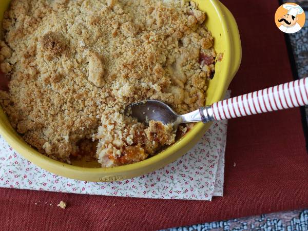 Crumble de damascos, uma receita crocante por fora e macia por dentro! - Preparação Passo 6