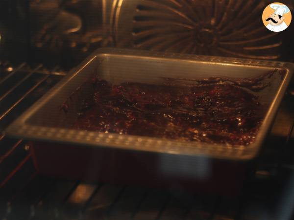 Brownie de framboise e chocolate, o bolo perfeito na hora do lanche! - Preparação Passo 5