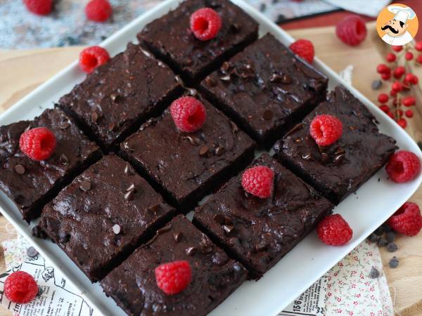 Brownie de framboise e chocolate, o bolo perfeito na hora do lanche! - Preparação Passo 6