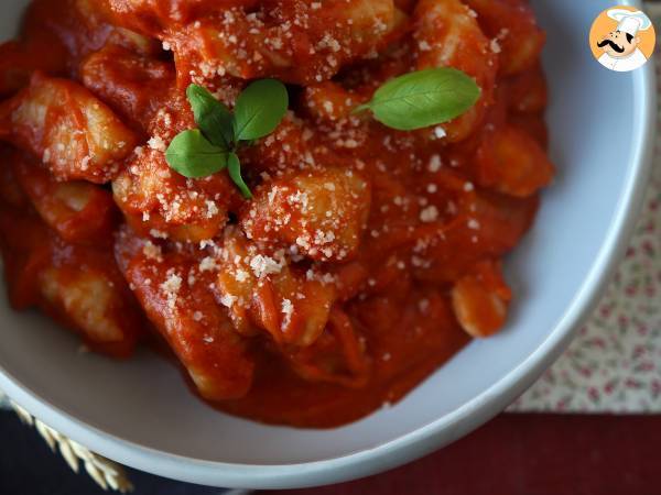 Gnocchi alla sorrentina feito na panela, mais rápido e sem perder o sabor! - Preparação Passo 11