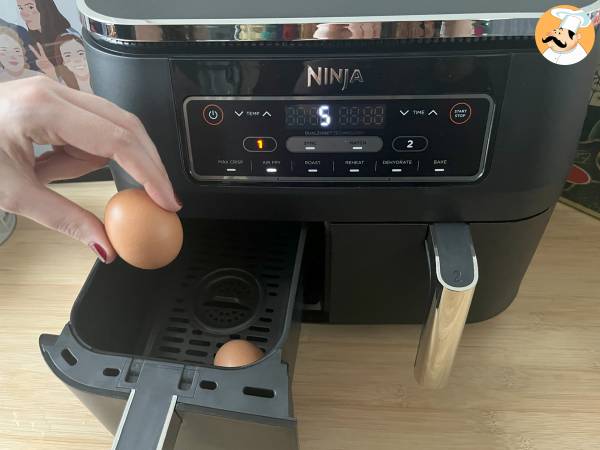 Ovo mollet na Airfryer, a técnica infalível para um cozimento perfeito! - Preparação Passo 2