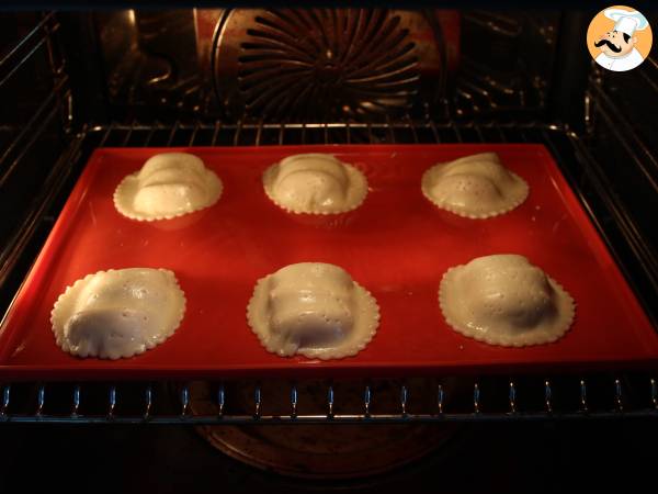 Mini tortas invertidas (tarte tatin) de damasco - Preparação Passo 6