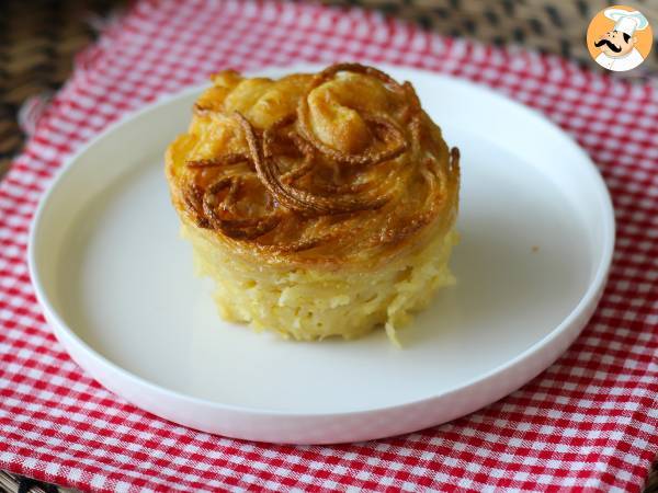 Omelete de espaguete na Air Fryer - Preparação Passo 8