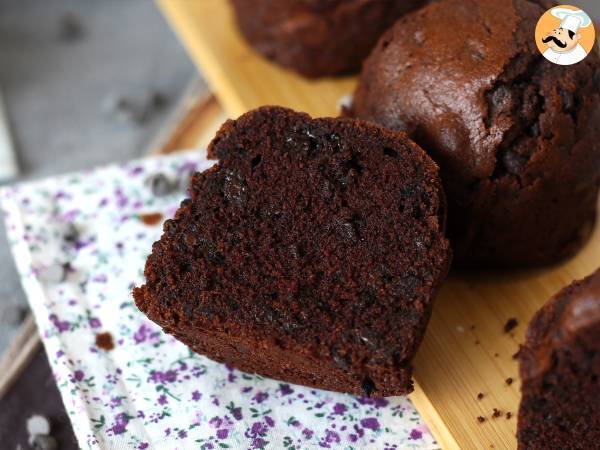 Muffins de chocolate: Uma explosão de sabor em cada mordida! - Preparação Passo 11