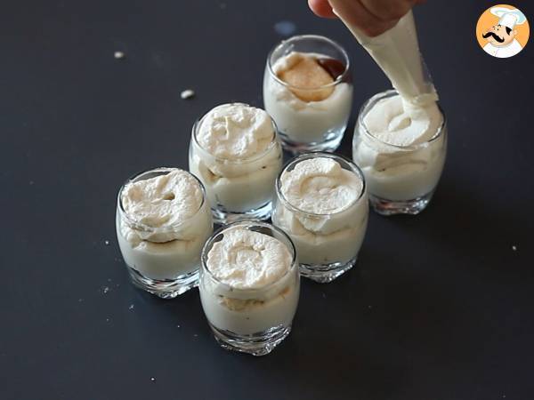 Copinho de creme de castanha e mascarpone - Preparação Passo 11