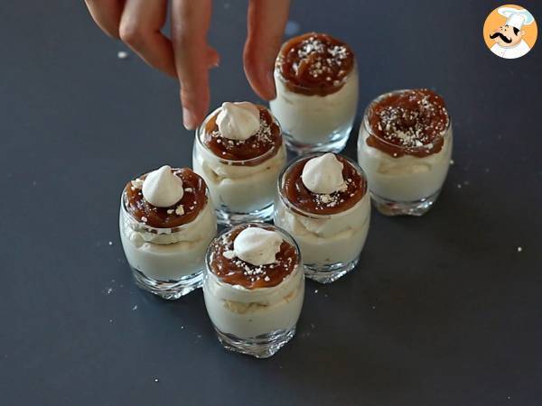 Copinho de creme de castanha e mascarpone - Preparação Passo 13