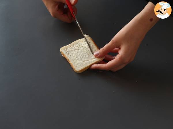 Pão de alho em forma de estrela - Preparação Passo 1