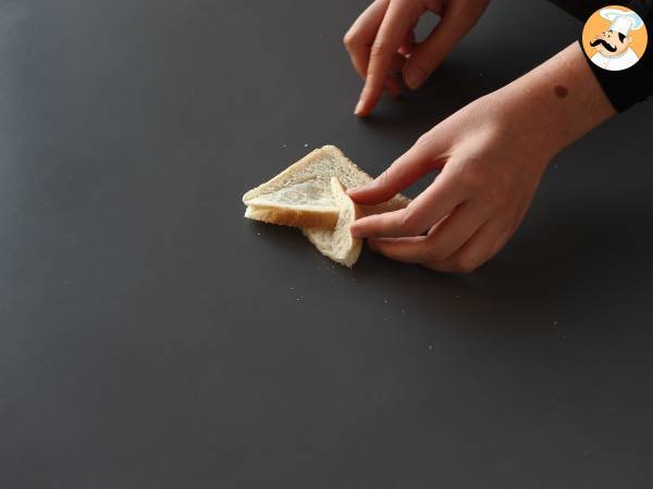 Pão de alho em forma de estrela - Preparação Passo 4