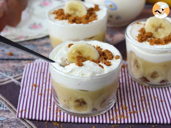 Copinhos de banoffee, para fãs de banana e caramelo - Preparação Passo 12