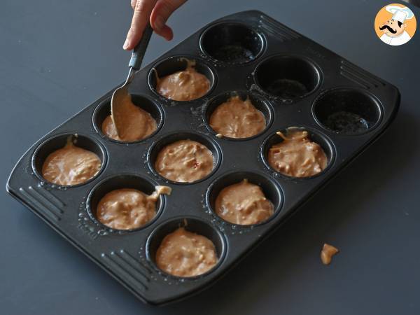 Muffins de chouriço: macios e picantes - Preparação Passo 5