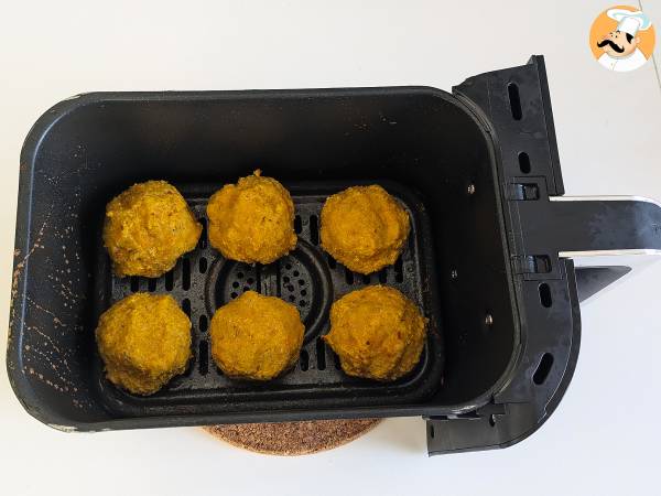 Bolinhos de abóbora na Air Fryer - Preparação Passo 7