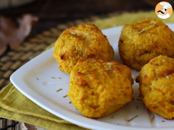 Bolinhos de abóbora na Air Fryer - Preparação Passo 8