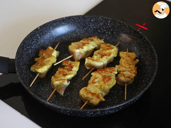 Espetinhos de frango com molho satay, uma viagem culinária à Ásia! - Preparação Passo 8