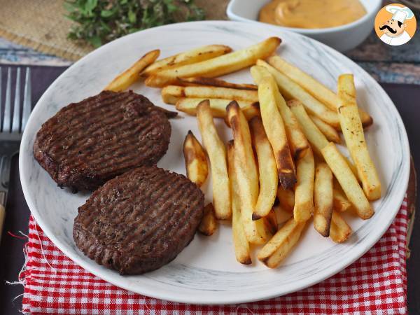 Como fazer a carne do hambúrguer na Air Fryer? - Preparação Passo 3