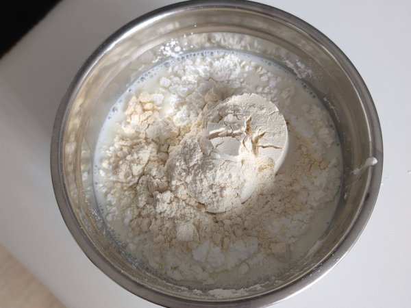 Flan proteico de baixa caloria: 12g de proteína em apenas 160 calorias! - Preparação Passo 1