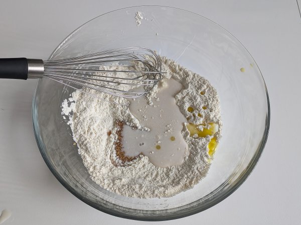 Panqueca vegana com ovo de linhaça: macia, simples e saudável - Preparação Passo 4
