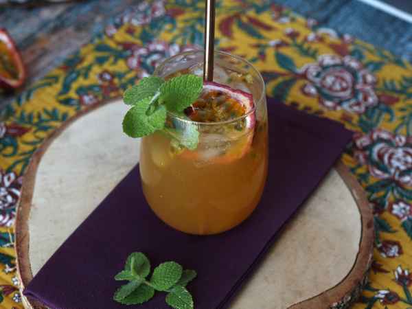Chá gelado de maracujá: o refresco natural que acalma e hidrata - Preparação Passo 4