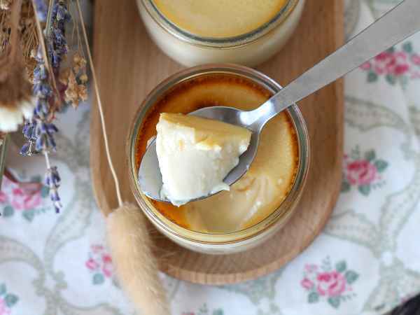 Creme de ovos rápido e fácil: Sobremesa de 4 ingredientes que derrete na boca - Preparação Passo 6