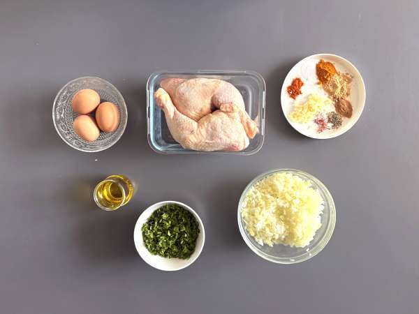 Pastel marroquino de frango (bastilla): crocante, agridoce e cheio de especiarias - Preparação Passo 1