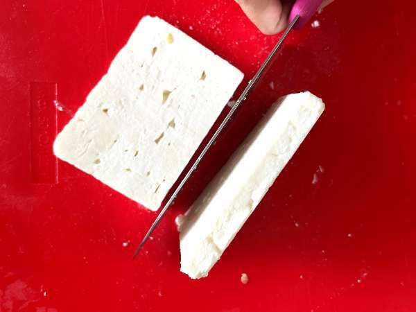 Sanduíche de melancia com feta e rúcula, a receita viral mais fresca para o verão! - Preparação Passo 3