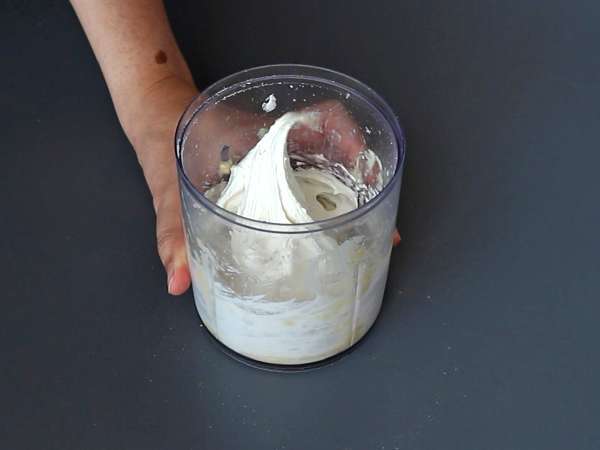 Sorvete de baunilha com Whey: 3 Ingredientes, proteína pura e zero culpa - Preparação Passo 3