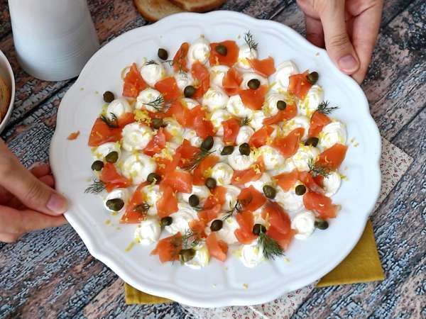 A pasta de salmão defumado que vai conquistar qualquer convidado - Preparação Passo 5