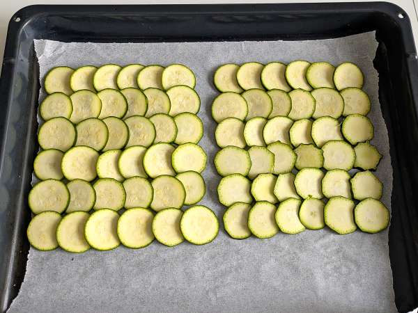 Sanduíche de abobrinha (curgete) que fica pronto em 20 minutos: sem pão e sem glúten - Preparação Passo 2